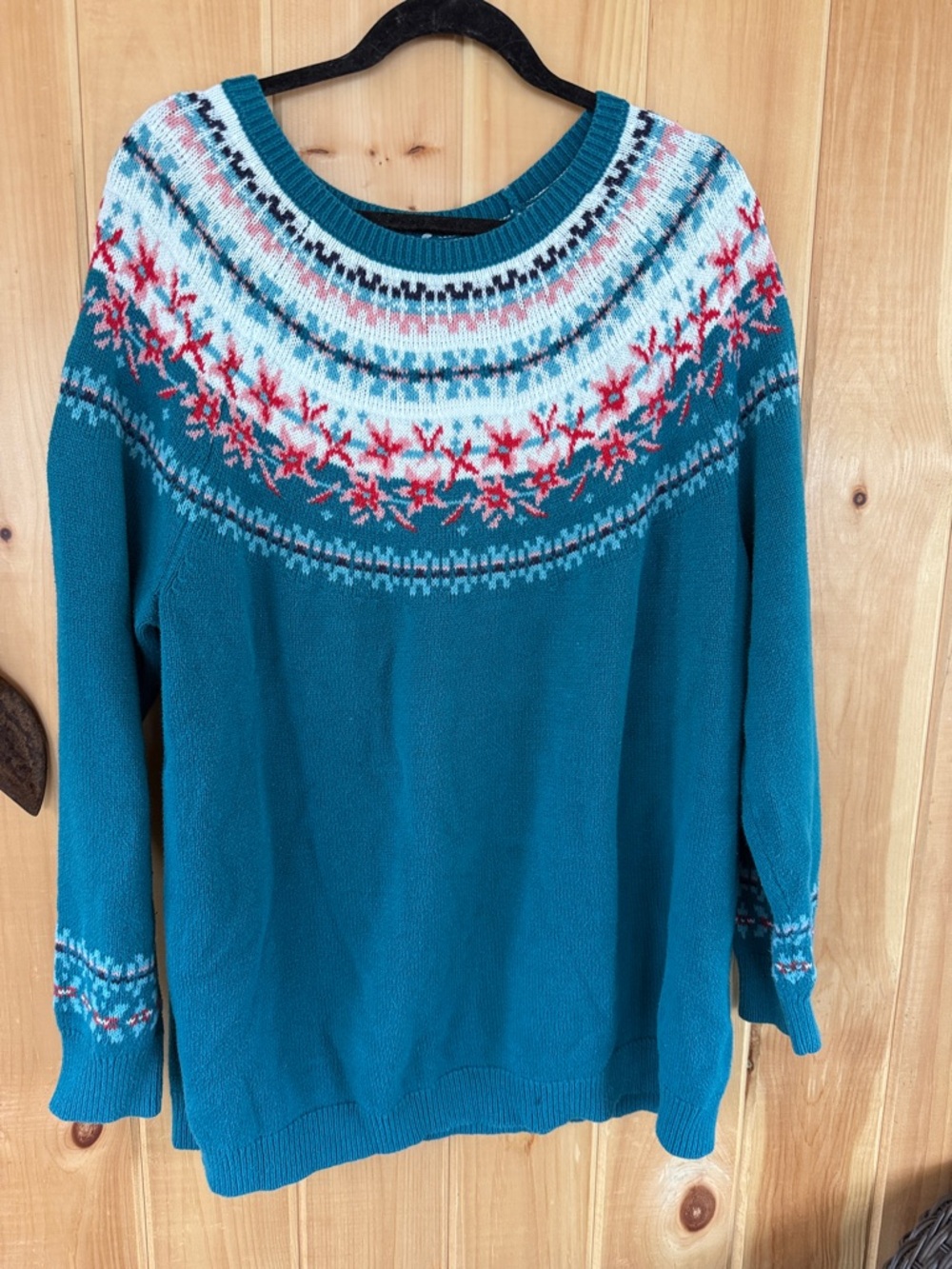 Woman within sweater